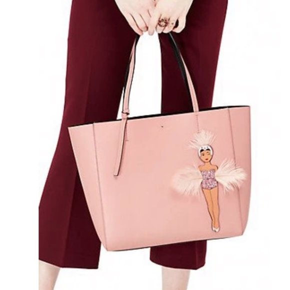 kate spade Handbags - NWT Kate Spade On Pointe Showgirl Hallie Tote pink